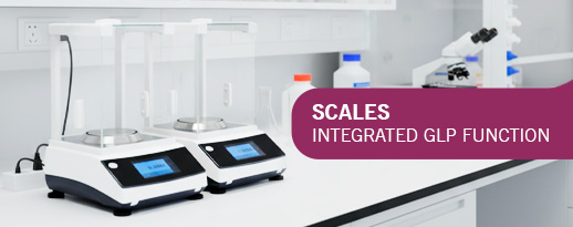 New Nahita Blue balance scale series with GLP function. Precision, traceability and control for laboratories