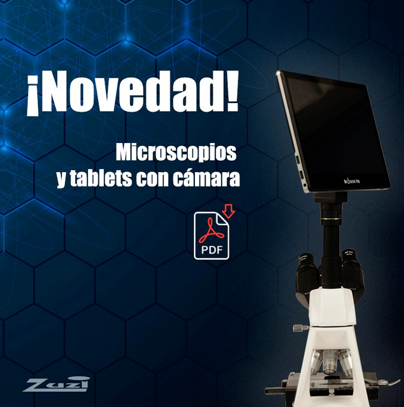 Nueva serie de microscopios y tablets con cámara Zuzi