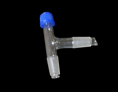 Adaptateur verre 75º p/thermomètres, 2x14/23