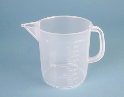 Jarra graduada forma baja PP, 1000 mL