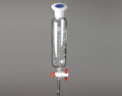 Ampoule cylindrique 19/26 r/PTFE 250mL, Glassco