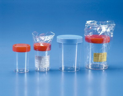 Flacon à urine aseptiques PS 200 ml (200 PCS)