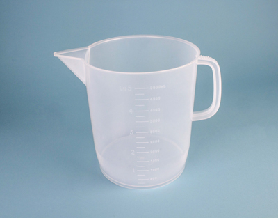 Jarra graduada forma baja PP, 5000 mL
