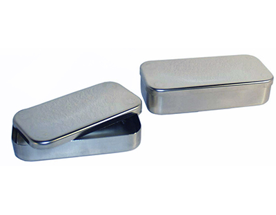 Caja para instrumental Inox 180 x 90 x Ht 30 mm