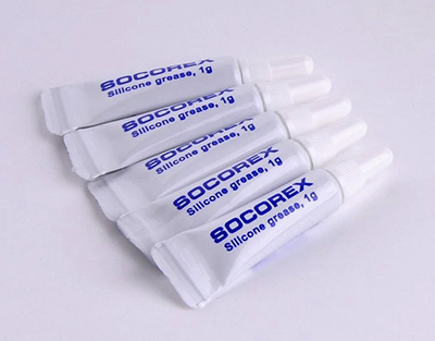 Graisse silicone, 5 tubes 1 g