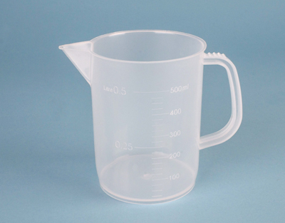 Jarra graduada forma baja PP, 500 mL