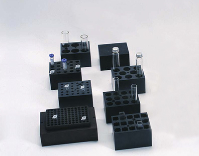 Bloc métallique   6 tubes diam.25mm p/47 471 200