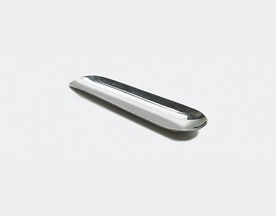 Navecilla para polvos, acero inox, 100 mm