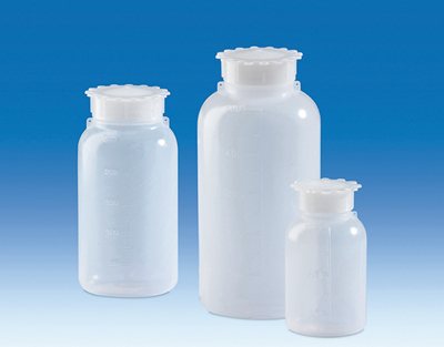 Flacon col large PE-LD, à vis, 500 ml