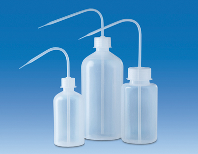 Wash-bottle, PE-LD/PP, GL 63, wash-bottle cap, PP, 1000 ml