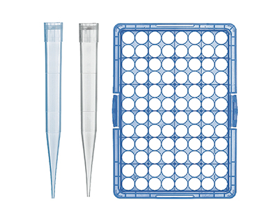 Puntas pipeta 50-1000 µL PP azul, graduadas (10bx500 uds))