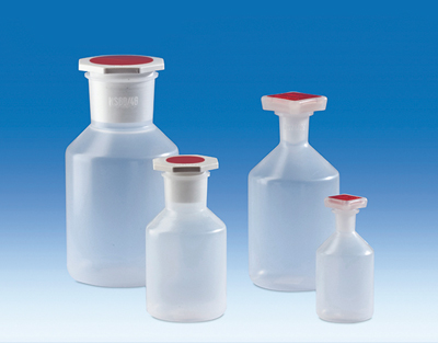 Frasco cuello cónico PP, 1000 mL, tapón NS 60/46