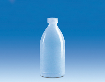 Frasco boca estrecha PE-LD 100 mL, tapón GL18