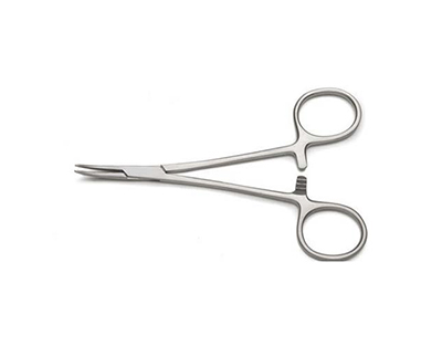Pinza Mosquito curva, 120 mm