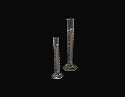 Probeta graduada de vidrio, clase B, 15 mL