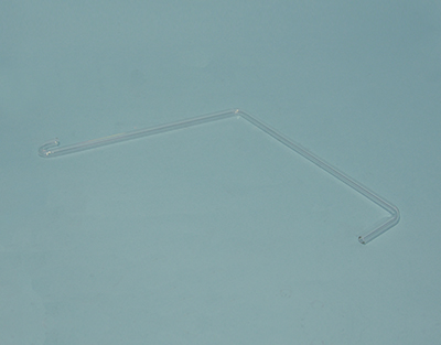 Tubo abductor d.7mm, con 90° y 120º, 50x200x200mm, con gancho