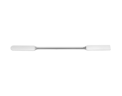 Double spatula 400mm,narrow, stiff, width 20mm