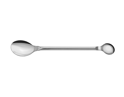 Chemical spoon, double spoon, 120 mm