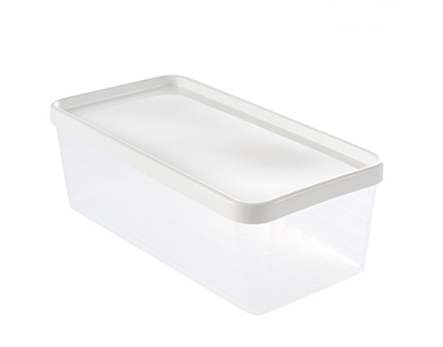Caja hermética de PP con tapa de PE, 1,2 L