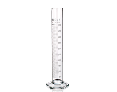Simax measuring cylinder white graduation 125ml