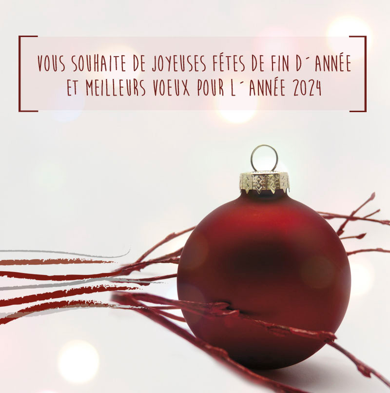 Nous remercions nos clients pour une autre année de confiance et de succès partagés