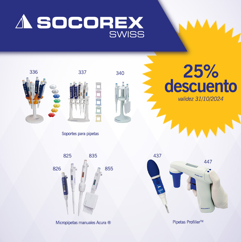¡Descuento exclusivo en productos seleccionados de Socorex! 🎉