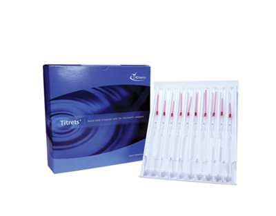 Nitrito (NaNO2), 250-2500 ppm.Tipo: Titrets. Kit. 30 det.