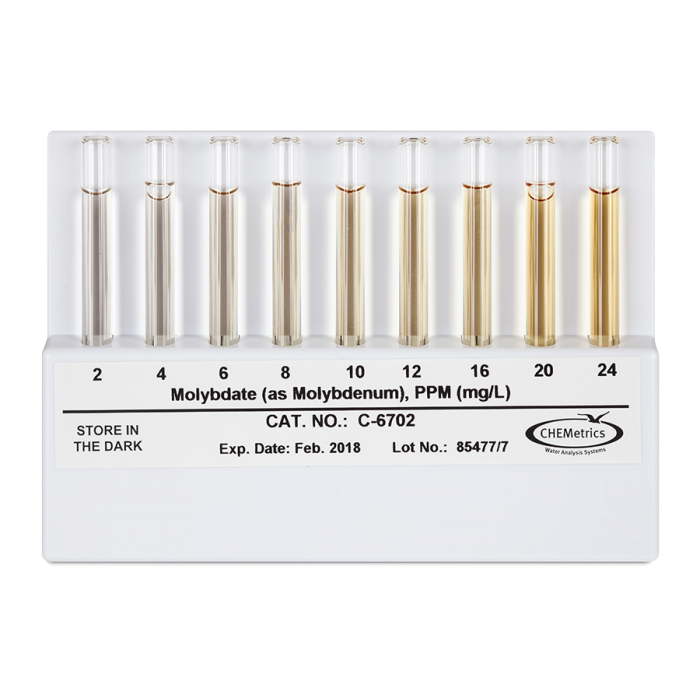 Comparateur de molybdate  2-24ppm en Mo