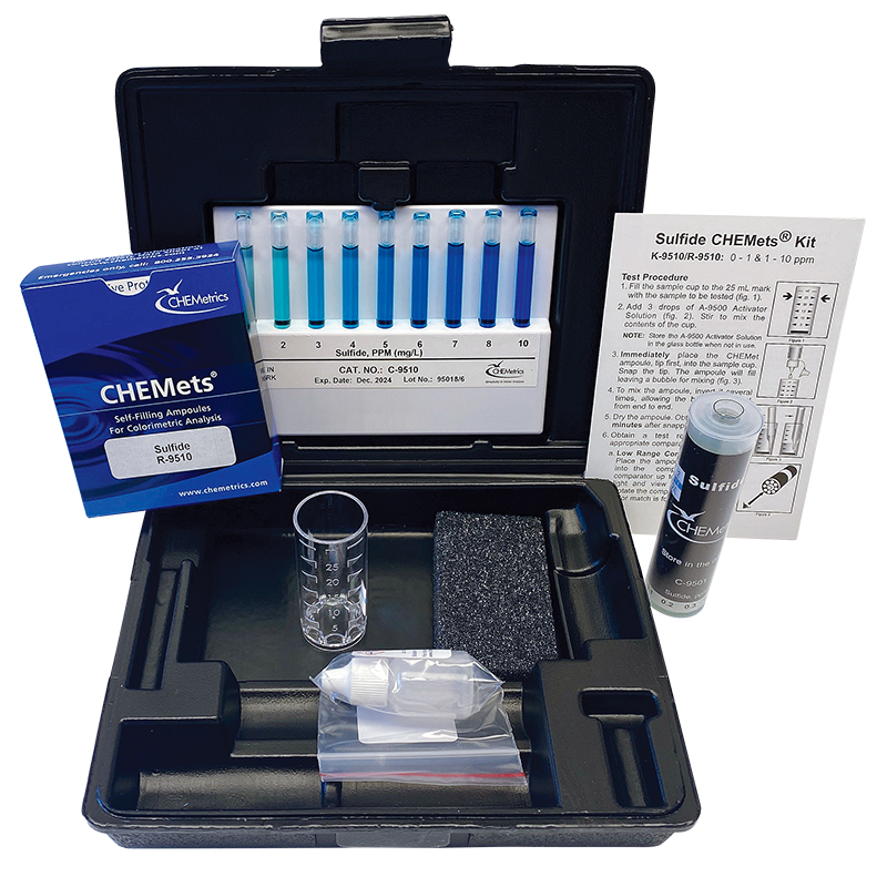 Kit Sulfure 0-1 et 1-10 ppm