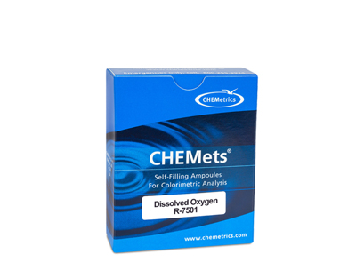Oxygène (Dissout), 0-1 ppm.Type: CHEMets. Rechange. 30 det.