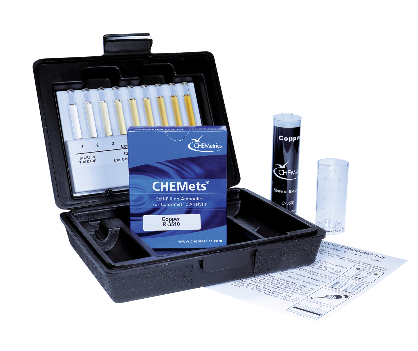 Kit Cuivre 0-1 & 1-10 ppm