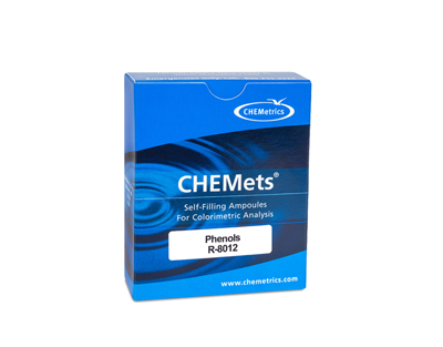 Phenols, 0-1 / 0-12 ppm.Type: CHEMets. Rechange. 30 det.