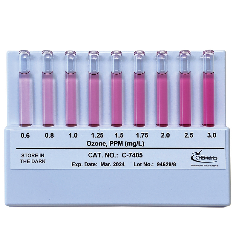 Comparateur d'ozone 0.6-3 ppm
