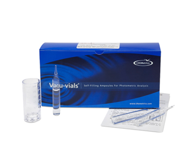 Phenols, 0-20 ppm.Type: Vacu-vials. Kit. 30 det.