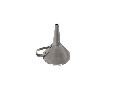 Embudo con asa, acero inox. 316, Ø 80 mm