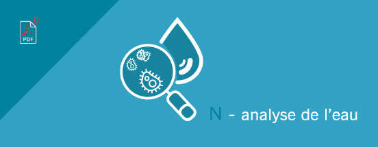 Catalogue - analyse de l'eau
