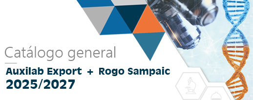 ¡Auxilab y Rogo Sampaic lanzan su nuevo Catálogo de Exportación 2025-2027! 🚀📚