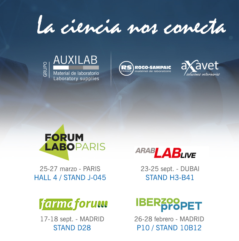 🌍 La ciencia nos conecta está será nuestra presencia en las ferias de laboratorio 2025 