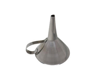 Embudo con asa, acero inox. 304, Ø 80 mm