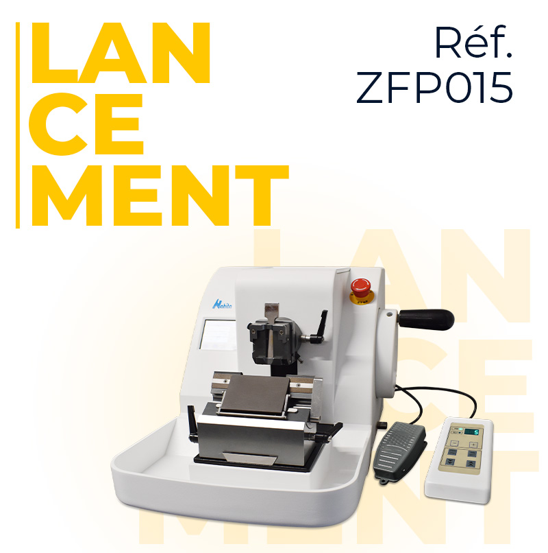 🚀 Microtome rotatif automatique ZFP015 de Nahita