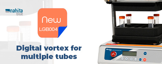 🧬 New Launch! Nahita Blue Digital Multi-Tube Vortex Mixer