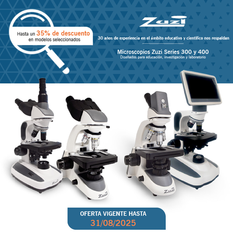 🧪 Microscopios Zuzi Series 300 y 400. Precisión Óptica al Servicio de la Educación y la Ciencia 🔬