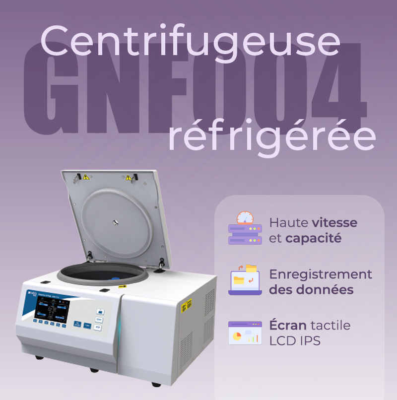 🧪 Nouvelle centrifugeuse réfrigérée GNF004