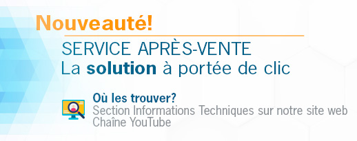 Nouveau service après-vente vidéos explicatives pour résoudre les erreurs techniques étape par étape