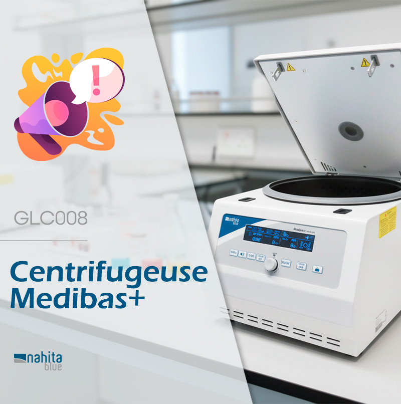 🧪 Nouvelle Centrifugeuse à Basse Vitesse Medibas+ GLC008