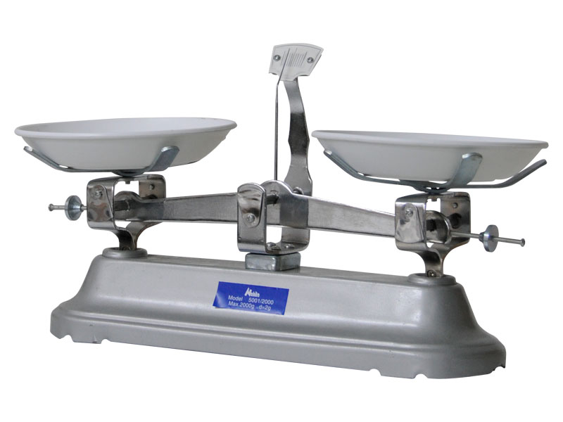 Balanza 2 platos 2000g/2g, modelo Roberval