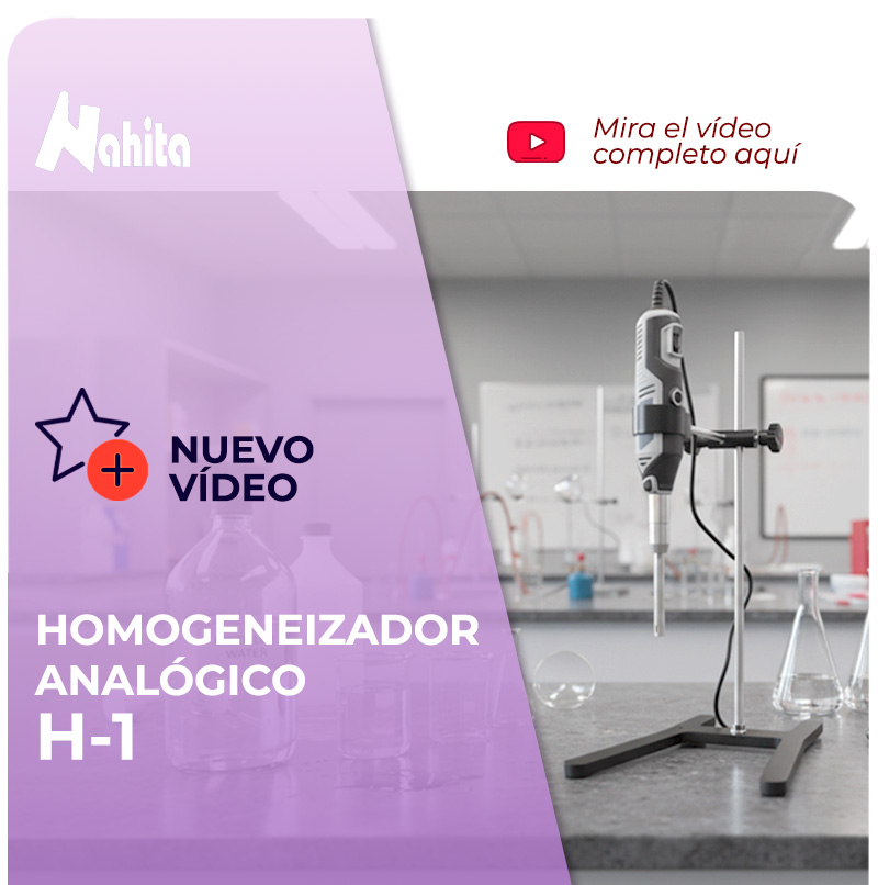 🧪 Nuevo Homogeneizador Analógico H-1 Nahita