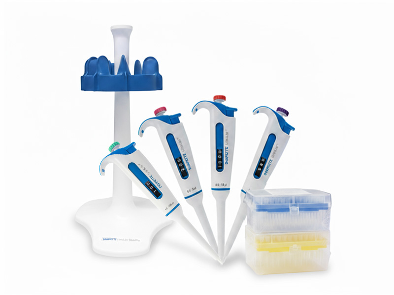 Kit de quatre micropipettes, UltraLite KitV, 2/10/50/100 µL