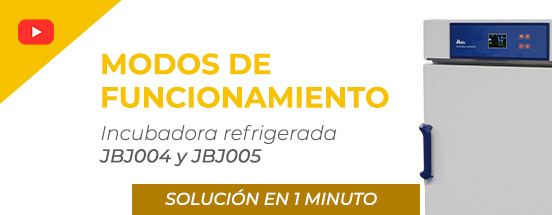 Modos de funcionamiento del compresor en las incubadoras refrigeradas JBJ004 y JBJ005