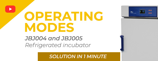 Compressor operating modes in refrigerated incubators JBJ004 and JBJ005